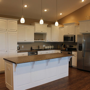 Kirksville Painted White Cabinets