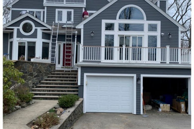 Example of a classic exterior home design in Boston