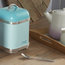 Stainless Steel Canisters, Peacock, Set of 3