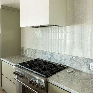 Sleek Hermosa Beach Mid-Century Modern Kitchen Remodel