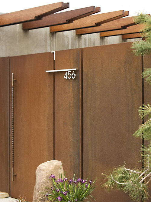Corten Steel Door Houzz