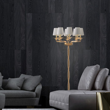 TIZIANO - Classic Murano Glass Floor Lamp