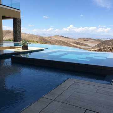 Negative Edge & Perimeter Overflow Pools in Las Vegas, Poolscapes LLC