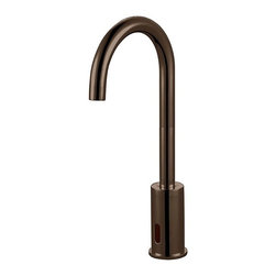 Wella Bronze Goose Neck Sensor Faucet - Bathroom Sink Faucets