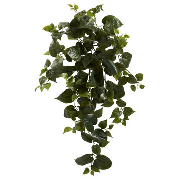 34" Philo Hanging Artificial Plant, Set of 3