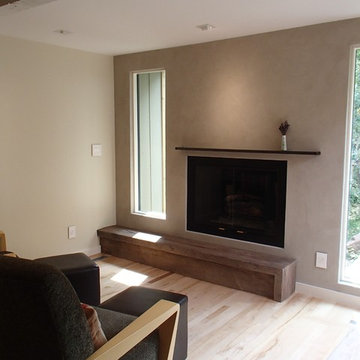American clay fireplace, Boulder