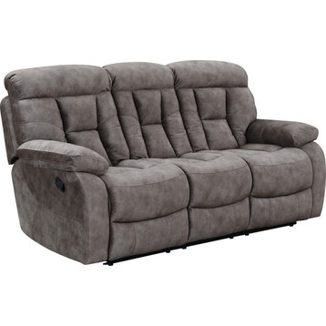 Bogata Recliner Sofa - Mushroom Upholstery