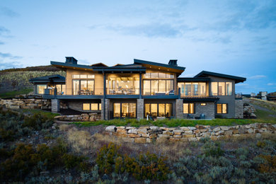 Inspiration for an exterior home remodel in Salt Lake City