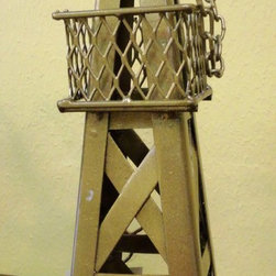 Oil Derrick Accessory - Gold - Home Decor