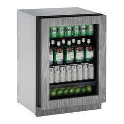 24" Glass Door Refrigerator (2224RGLINT) - Beer And Wine Refrigerators