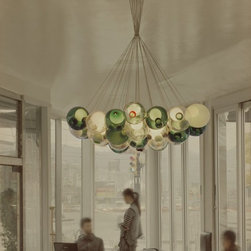 Bocci 28 Cluster with Colour - Chandeliers