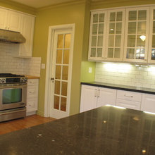 glass on kitchen cabinet doors