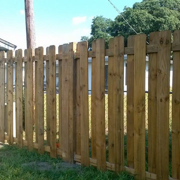 Wooden Fence Install