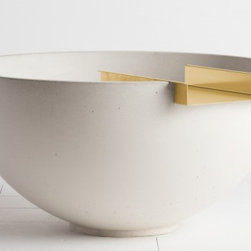 Solus Decor Scupper Water Feature Available in a Range of Colours - Outdoor Fountains And Ponds