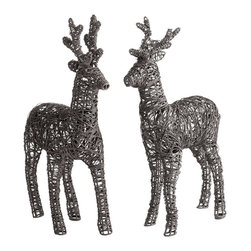 WIRE WRAPPED REINDEER - NEW - Holiday Accents And Figurines