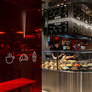 Nội thất cửa hàng McDonald ở HongKong