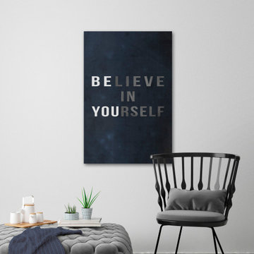 "Believe in Yourself II" Painting Print on Wrapped Canvas