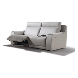 Funes Leather Sofa with Recliners, IDP Italia - Sofas