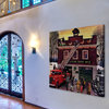 "Christmas at the Fire Station" Print on Canvas by Stevan Dohanos