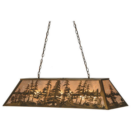 48 Long Tall Pines Oblong Pendant