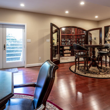 Amazing Basement Remodel, with Irresistible Wine Cellar in Ashburn VA