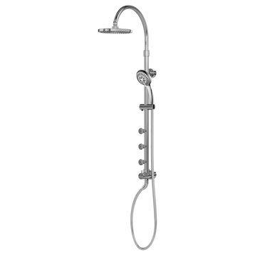 PULSE 7001-CH Shower System In Chrome With On/Off Capability