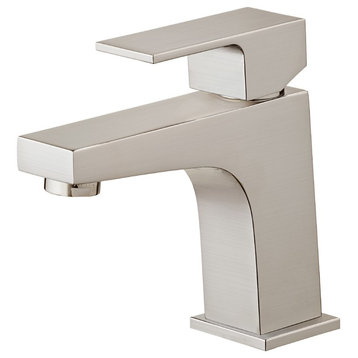 Cheviot Products City Monoblock Sink Faucet, Brushed Nickel