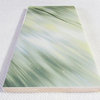 Daltile Abstract Green Pattern Ceramic Wall Tiles, Samples: One 4x4 and One 3x6