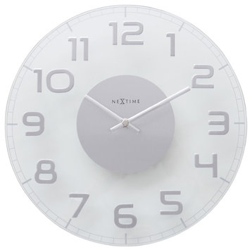 NeXtime Classy Transparent Wall Clock