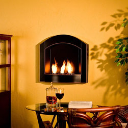 Holly and Martin&trade; Topher Wall Mount Arch Fireplace - Indoor Fireplaces