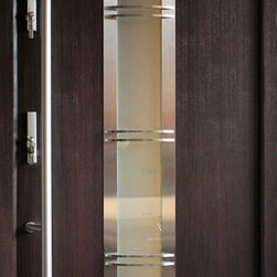 Modern Front Entry Door. Hurricane impact entry door - Front Doors