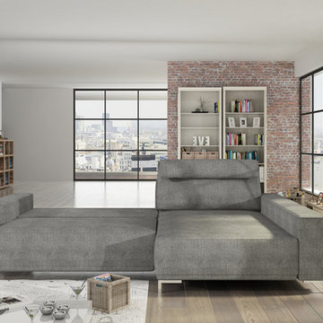 European sectional sleeper sofa AMELIA