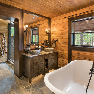 75 Most Popular Rustic Bathroom With Soapstone Countertops Design