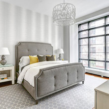 Master bedroom - accent walls