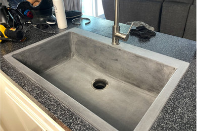 Composite Granite Sink Restoration: Before & After