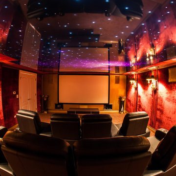 Home Theater Night Sky Ceiling Project