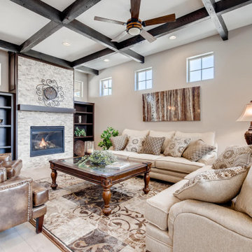 Great Room with Beams