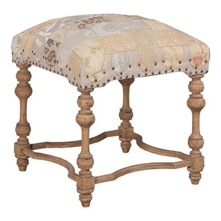 ELK HOME 651512 Acorn Cottage Ottoman - French Country - Footstools And ...