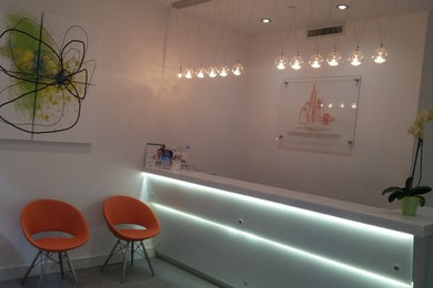 Entryway - modern entryway idea in New York