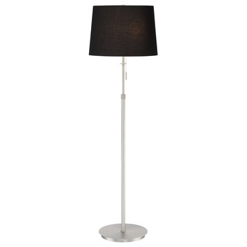 Arnsberg 409100307 Three Light Floor Lamp X3 Satin Nickel