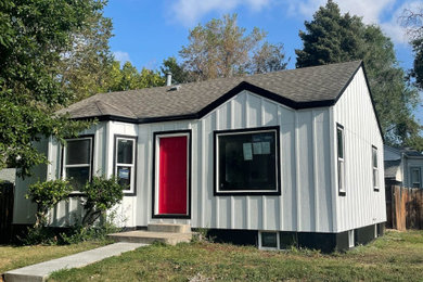 Example of an exterior home design in Denver