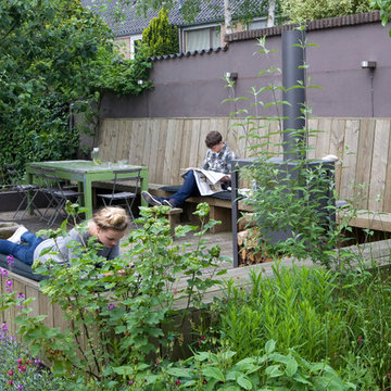 Garden behind a former milk shop