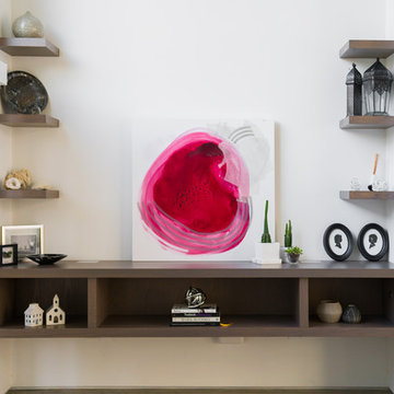Custom Floating Display Shelves