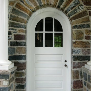 Arched garage door