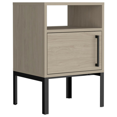 Talmage Modern Nightstand in Birch