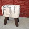 Canvas Cotton Western Style Stool