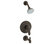 Grohe 35 049 Agira Tub and Shower Trim Package - Bronze