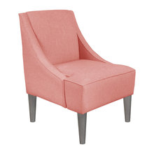 Blush pink living room