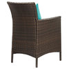 Conduit Outdoor Patio Wicker Rattan Dining Armchair by Modway