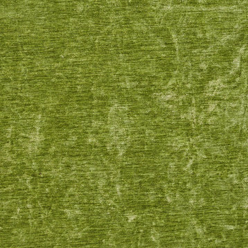 Lime Green Solid Woven Velvet Upholstery Fabric By The Yard